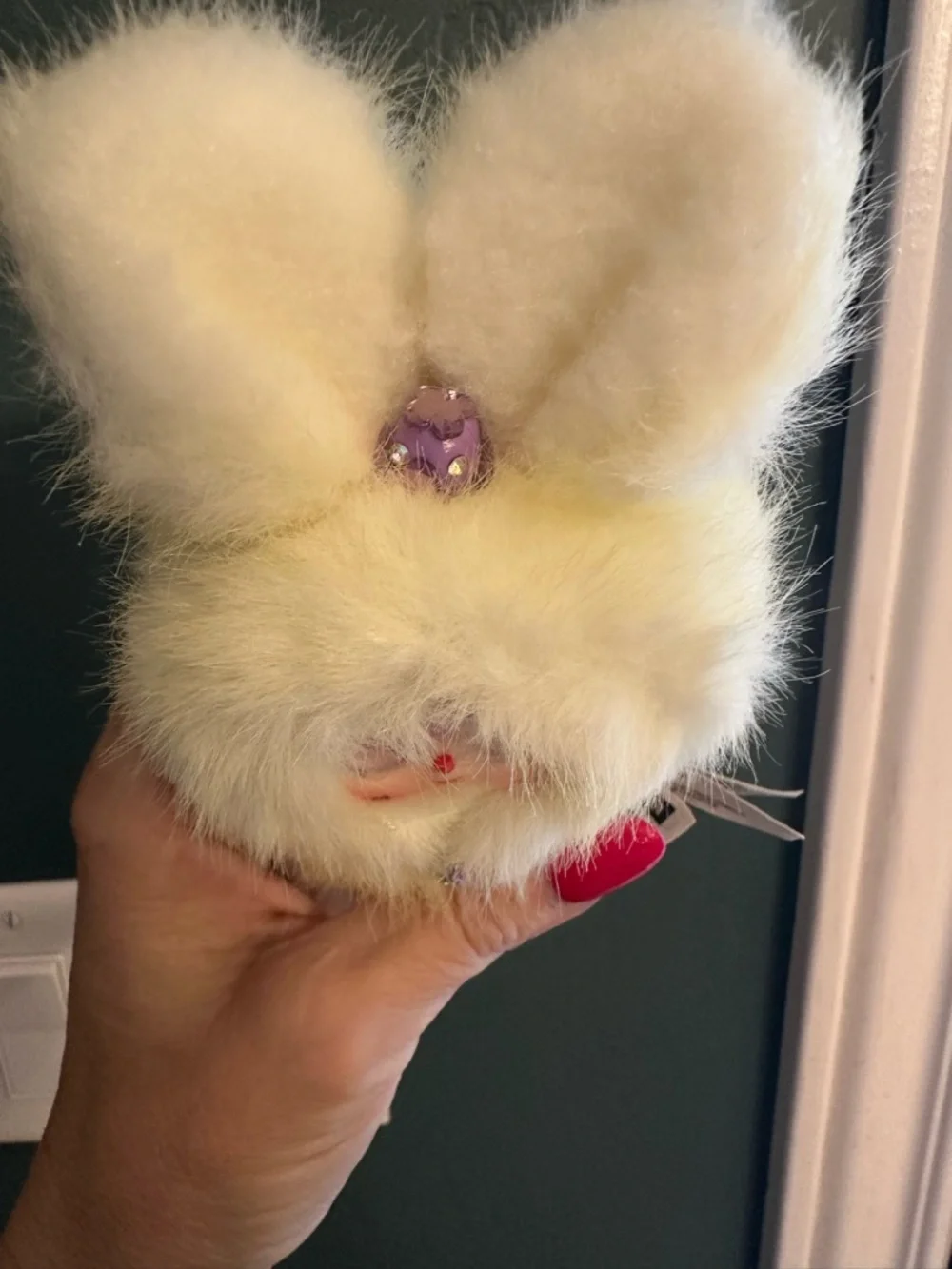 Gorgeous Hand Crafted Pen with an Authentic  Baby Three Bunny as the Focal